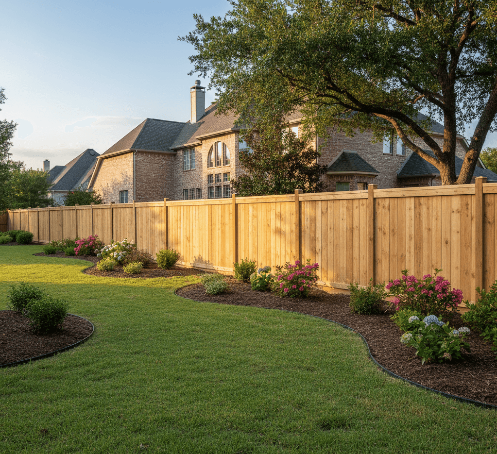 Spring Cedar Privacy Fence Installation - Image 2